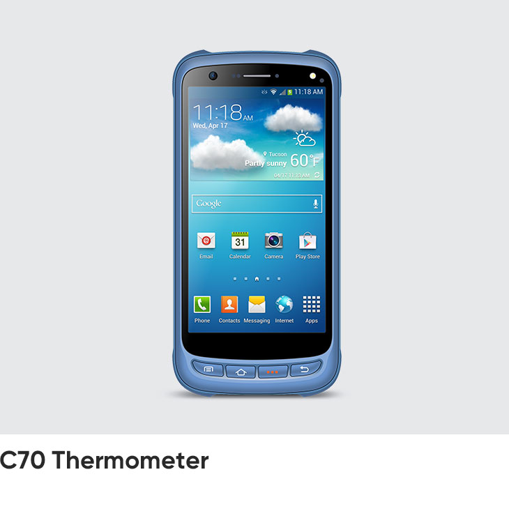 C70 — Mobile Computer with Thermometer